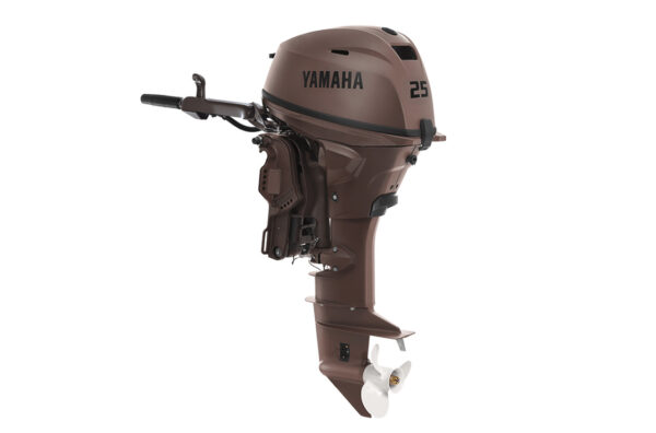 Yamaha 25hp Outboard | F25SWHC3 | Matte Brown-Yamaha-25hp-Outboard-2.jpg